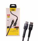 Cabo usb tipo c para tipo c preto klgo s-29