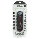 Cabo USB Tipo C Preto Modelo 3.0 Carga Rápida Cabo USB Tipo C Preto Modelo 3.0 Carga Rápida