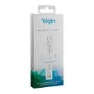 Cabo USB Tipo C - Tipo C 1,0 metro Branco Elgin Única