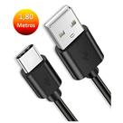 Cabo Usb Tipo C Turbo Celular Carregamento Rápido E Dados 1,80m PS5