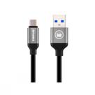 Cabo USB Tipo C Turbo Fast Charge Reforçado Kimaster CB701 Preto