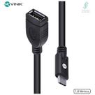 Cabo usb tipo c x extensor usb a femea 2.0 2 metros - c20uaf-18