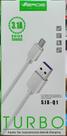 Cabo USB tipo V8 turbo 3.1A 1m
