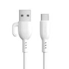 Cabo USB TipoC Kaidi KD105C 3A Carregamento Rápido 1 Metro