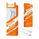 Cabo USB TipoC Kaidi KDTC30 Carga Rápida e Conectividade Universal