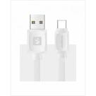 Cabo USB Type C emborrachado Flat 1m 2.4A Sumexr SS-B13C