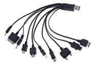 Cabo USB Universal Multi Carregador 10 Em 1 Carga e Dados no brand
