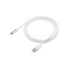 Cabo USB x Tipo C 3.0A 1,2m PVC Branco EUAC12PB