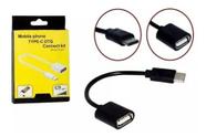 Cabo USB X Type C OTG Fêmea S-K07