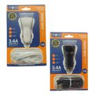 Cabo V8 Inova Car-3220s Usb Acendedor 1m Cabo V8 Inova Car-3220s Usb Acendedor 1m