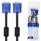 Cabo Vga 1.5M Macho Preto P/ Monitor