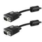 Cabo Vga 3 Metros Macho X Macho Com Filtro Preto Alta Qualidade Cabo Vga 3 Metros Macho X Macho Com Filtro Preto Alta Qualidade