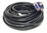 Cabo Vga X Vga Com Filtro 10 Metros Para Projetor Monitor Tv