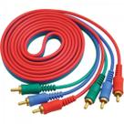 Cabo Video Componente 3RCA Macho X 3RCA Macho CBVC0003 5M STORM