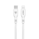 Cabo Volt Flex Pro Usb-c Para Lightning Silicone Branco 1,5m