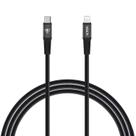 Cabo Volt Metal Pro Usb-c Para Lightining Mfi Preto 1,5m