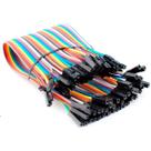 Cabo Wire Jumper 20cm 40 Fios Fêmea-Fêmea Protoboard Arduino
