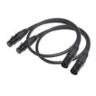 Cabo XLR de 3 pinos, cabo de alto-falante balanceado macho para fêmea, pacote com 2 Cabo XLR de 3 pinos, cabo de alto-falante balanceado macho para fêmea, pacote com 2