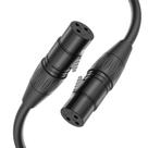 Cabo XLR fêmea para fêmea Yinker para equipamentos de áudio de 1,5 m Cabo XLR fêmea para fêmea Yinker para equipamentos de áudio de 1,5 m
