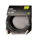 Cabo XLR Macho Para XLR Femea Balanceado Para Microfone Mesa De Som Linha Pro Series 10 Metros MXT