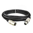 Cabo XLR Macho x XLR Fêmea Balanceado Profissional Cabo XLR Macho x XLR Fêmea Balanceado Profissional