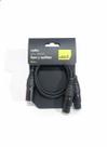 Cabo XLR Tipo Y Splitter XLR Macho Para 2 XLR Femea Linha Pro