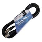 Cabo XLR x XLR 1m Microfone Samurai Profissional Roxtone Cabo XLR x XLR 1m Microfone Samurai Profissional Roxtone