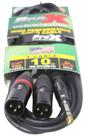 Cabo Y ProX XC-SYXM10 3m 1/4 TRS-M estéreo para Dual XLR3-M