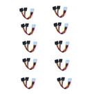 Cabo Y Sata/energia Adaptador Molex Splitter Fonte Kit 10 Pc