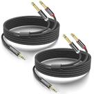 Cabo Yumiwoow TRS 3,5mm para 6,35mm (2 Unidades) - 3,3 Pés