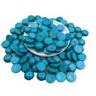 Cabochão Pedra Turquesa - 12mm 10 peças - Pedra natural Cabochão Pedra Turquesa - 12mm 10 peças - Pedra natural