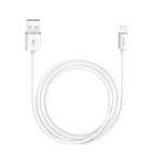 Cabos com entradas usb / type-c / lightning cor branca