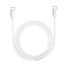 Cabos com entradas usb / type-c / lightning cor branca