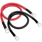 Cabos de bateria LotFancy 4 AWG 60 cm vermelhos + 60 cm pretos Car Marine