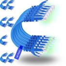 Cabos de conexão Rapink Cat6 30 cm (pacote com 48) Ethernet 10G