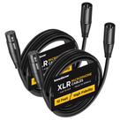 Cabos de microfone XLR InnoGear de 3 pinos balanceados de 3 m macho para fêmea
