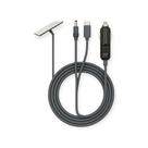 Cabos Diel 3x1 Para Starlink 3m 12v/24v Usb Dc Plg Veicular