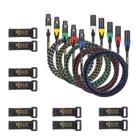 Cabos XLR Clef Audio Labs Premium de 3,6 m macho para fêmea, pacote com 5 Cabos XLR Clef Audio Labs Premium de 3,6 m macho para fêmea, pacote com 5
