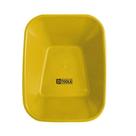 Caçamba Amarela PVC 60 Litros Sem Furo para Carrinho - DTOOLS