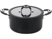 Caçarola 22 cm 3,7 L com tampa de vidro dom
