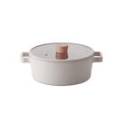 Caçarola 22cm 2,6L Cerâmico Indução Neoflam Fika Perola