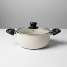 Caçarola Antiaderente Cerâmica Panela Gourmet Fratelli Nude 22cm Caçarola Antiaderente Cerâmica Panela Gourmet Fratelli Nude 22cm