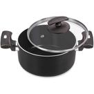 Caçarola Antiaderente com Tampa de Vidro 28cm - Fortaleza