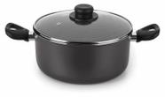 Caçarola Antiaderente Multiflon Tampa de Vidro - 18cm - 2L