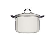 Caçarola Astro Aço Inox com Fundo Triplo e Tampa de Vidro 20 cm 3,6 L Tramontina