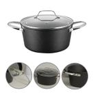 Caçarola Avulsa Titânio Antiaderente Premium 24cm Com Tampa