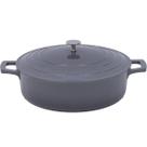 Caçarola Baixa Cook & Chef Cinza 28Cm Caçarola Baixa Cook & Chef Cinza 28Cm