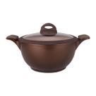 Caçarola belga mta 6.2l revestimento cerâmico marmorizado de alta performace 28cm