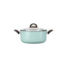 Caçarola C/Tampa 22CM 3,5L Revestimento Antiaderente Ceramic Life Suprema Verde Brinox - 7245/364