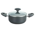 Caçarola Cerâmica Cazza com Tampa de Vidro Cinza 22m Caçarola Cerâmica Cazza com Tampa de Vidro Cinza 22m